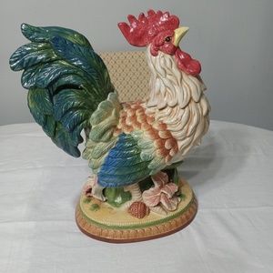 FITZ AND FLOYD  CHANTECLER  "LE COQ DU VILLAGE" Retired piece